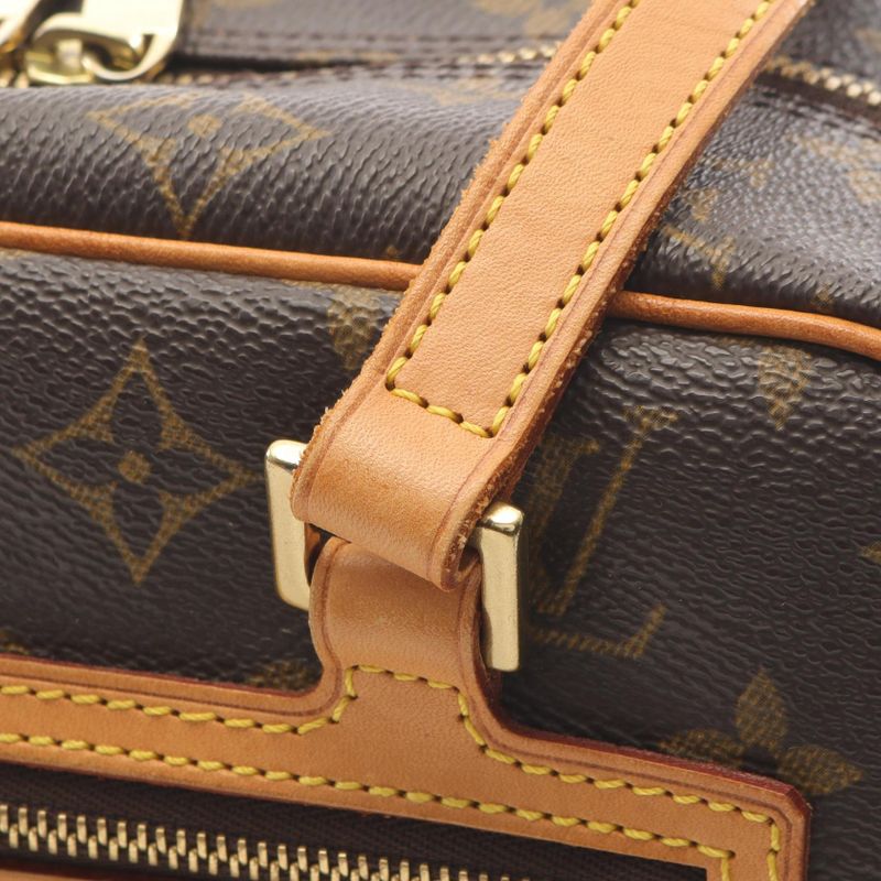 Louis Vuitton Shoulder Bag Cité MM M51182 PVC Coated Canvas Leather Cité MM