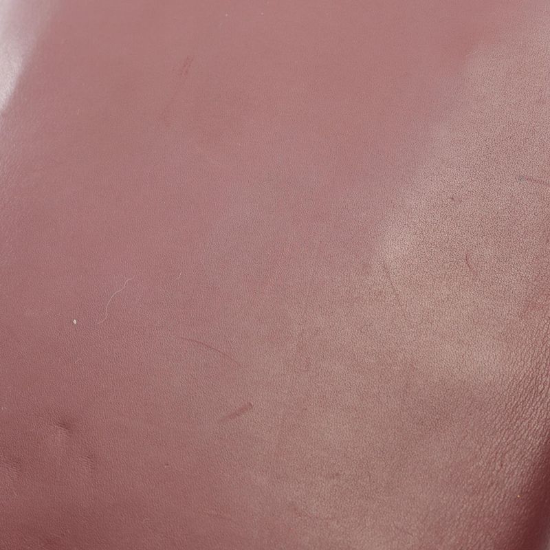 Cartier Second Bag Clutch Bag Must Line Bordeaux Leather Clutch Bag Ladies Used