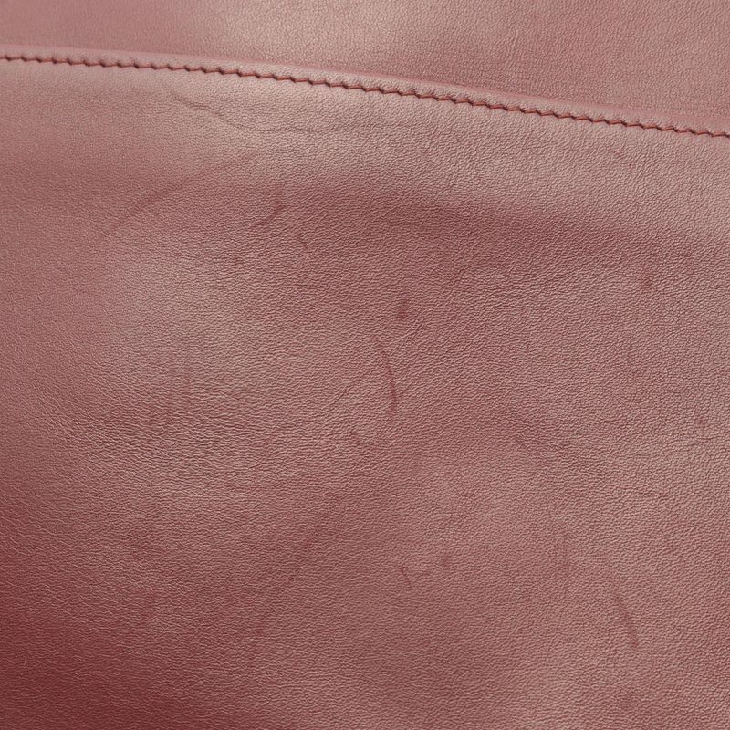 Cartier Second Bag Clutch Bag Must Line Bordeaux Leather Clutch Bag Ladies Used