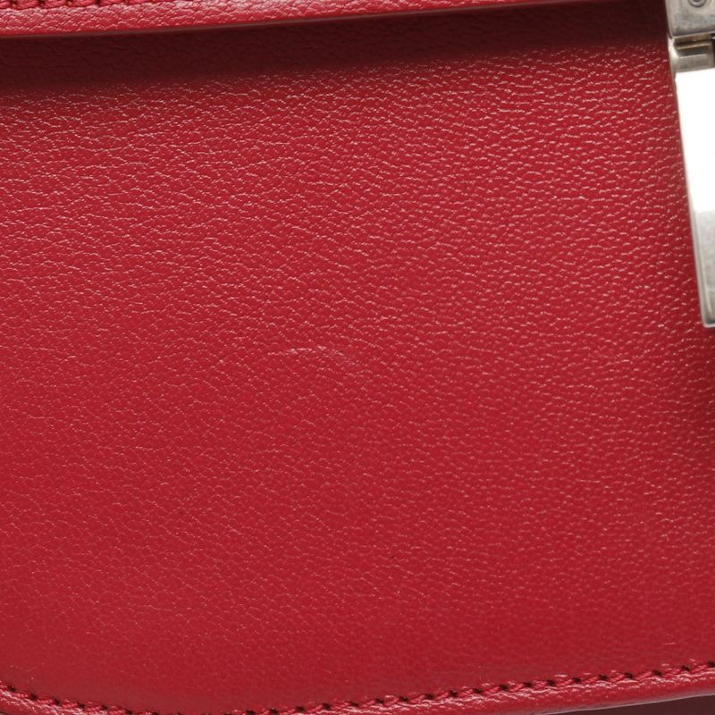 Celine Shoulder Bag Classic Box Medium 164173 Red Leather Classic Box Medium