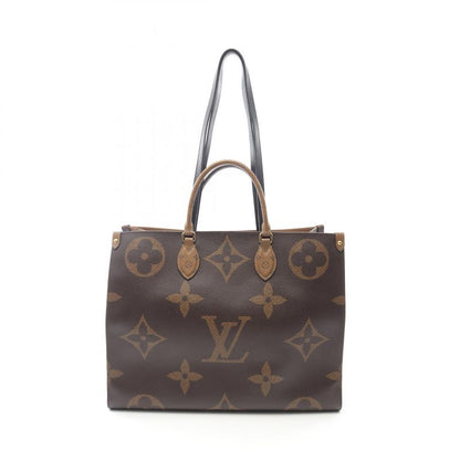 Louis Vuitton Shoulder Bag On The Go GM M45320 PVC Coated Canvas Leather On The