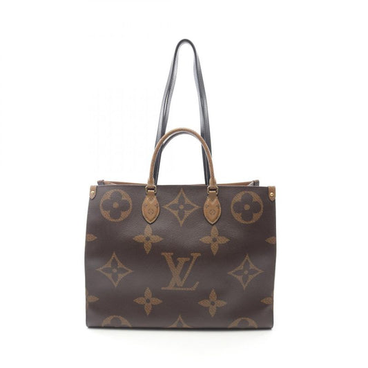 Louis Vuitton Shoulder Bag On The Go GM M45320 PVC Coated Canvas Leather On The