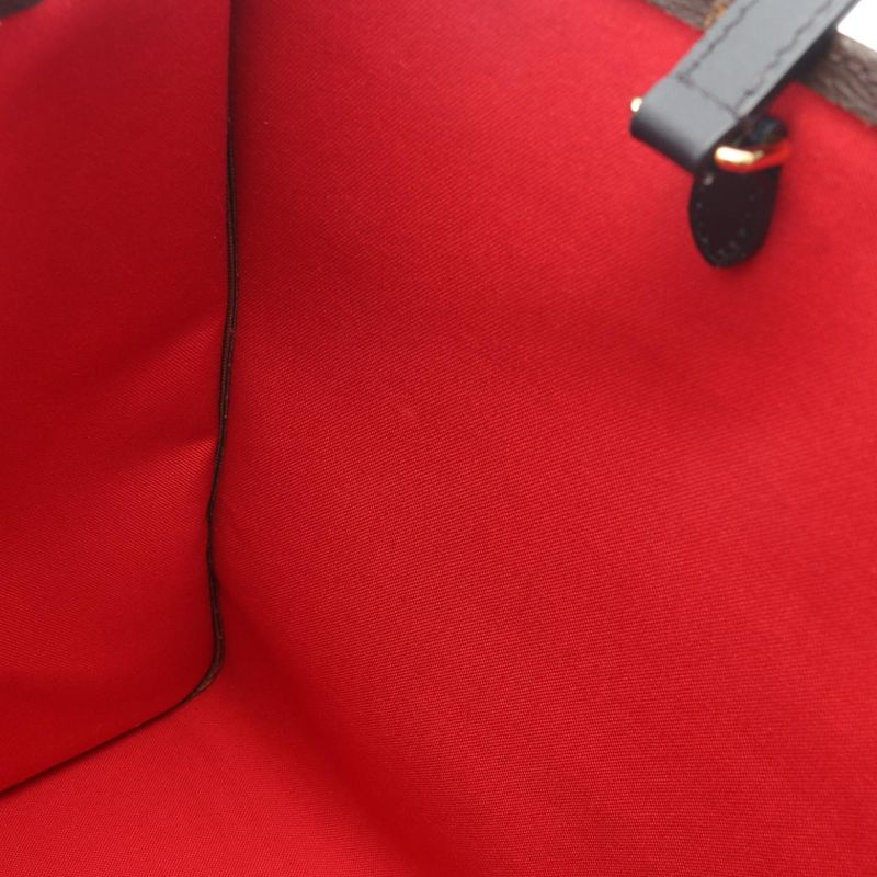 Louis Vuitton Shoulder Bag On The Go GM M45320 PVC Coated Canvas Leather On The