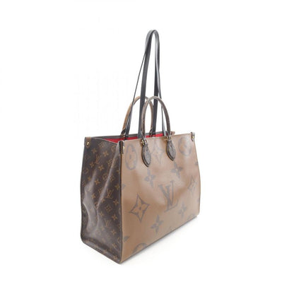 Louis Vuitton Shoulder Bag On The Go GM M45320 PVC Coated Canvas Leather On The