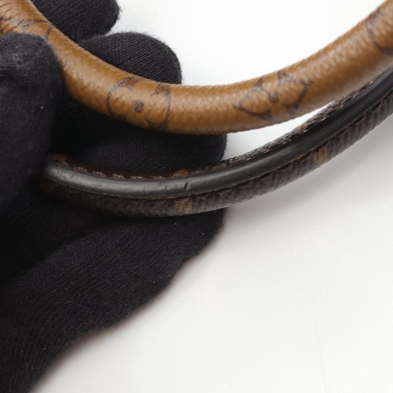 Louis Vuitton Shoulder Bag On The Go GM M45320 PVC Coated Canvas Leather On The