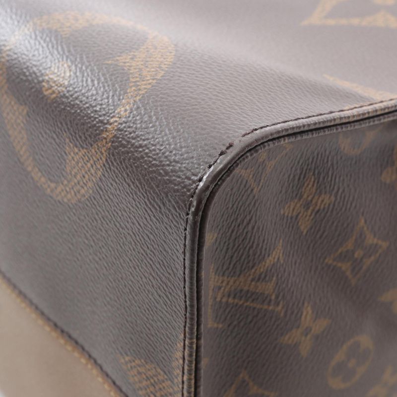 Louis Vuitton Shoulder Bag On The Go GM M45320 PVC Coated Canvas Leather On The