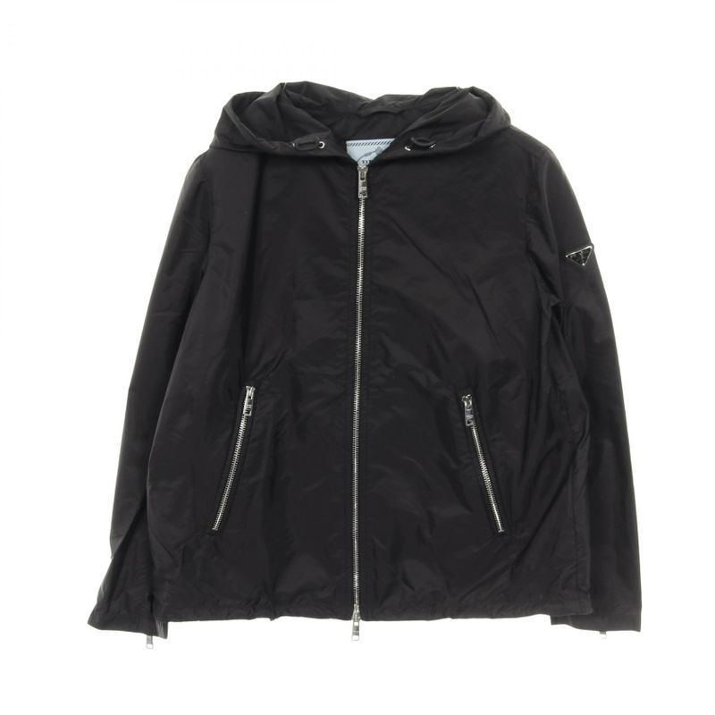 Prada Nylon Jacket 29z597 Black Nylon Jacket Women Used A