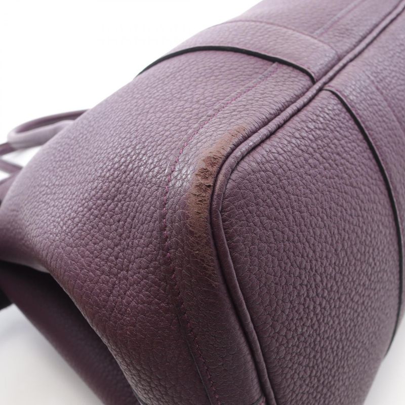 Hermes Tote Bag Garden Party PM Cassis Leather Garden Party PM Cassis Ladies