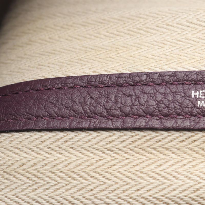 Hermes Tote Bag Garden Party PM Cassis Leather Garden Party PM Cassis Ladies