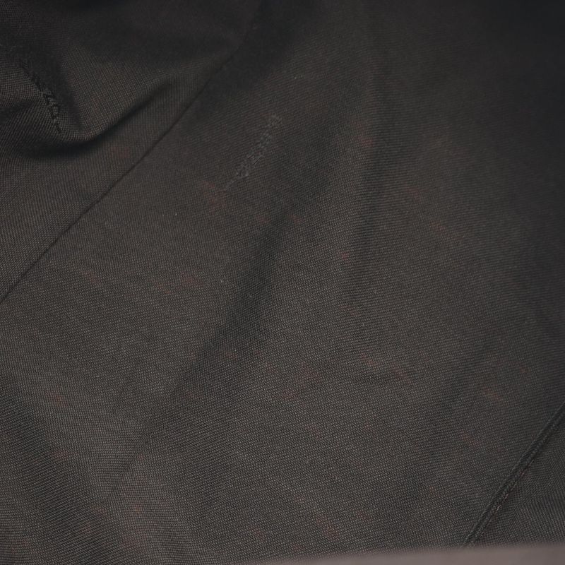 Fendi Shoulder Bag Mamma Bucket Zucchino 8br001 Dark Brown Canvas Leather