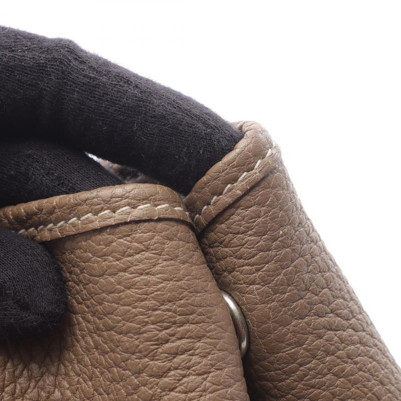 Hermes Tote Bag Garden Party PM Etoupe Leather Garden Party PM Etoupe Ladies