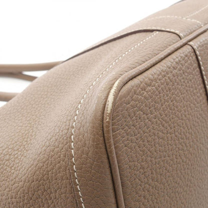 Hermes Tote Bag Garden Party PM Etoupe Leather Garden Party PM Etoupe Ladies