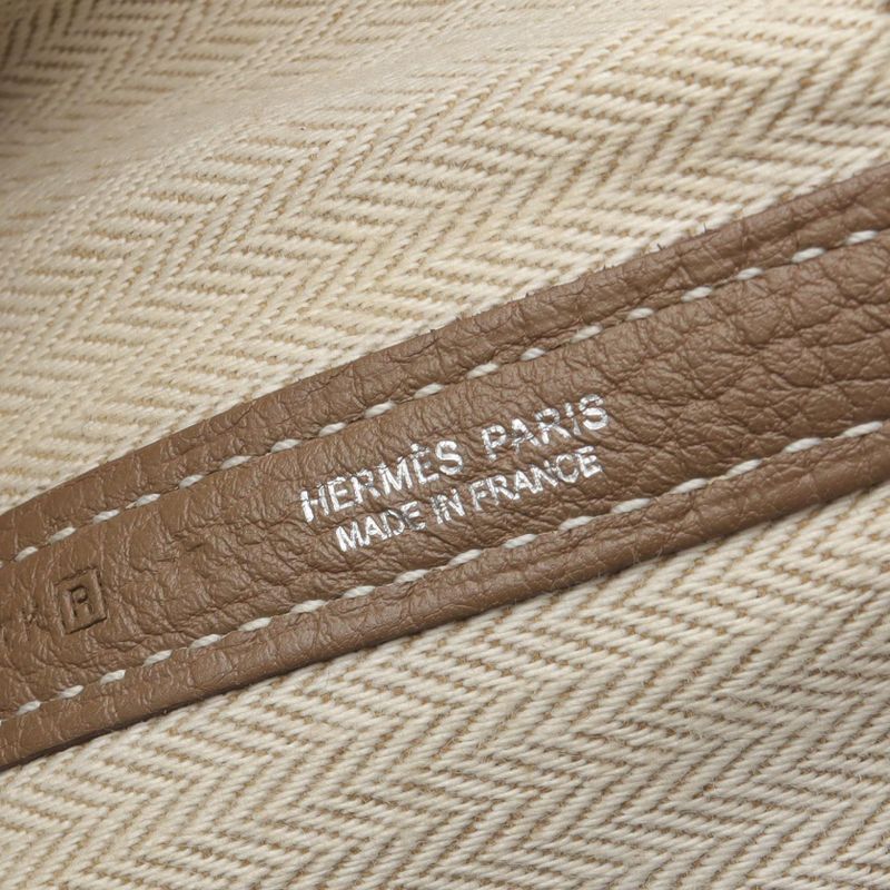 Hermes Tote Bag Garden Party PM Etoupe Leather Garden Party PM Etoupe Ladies
