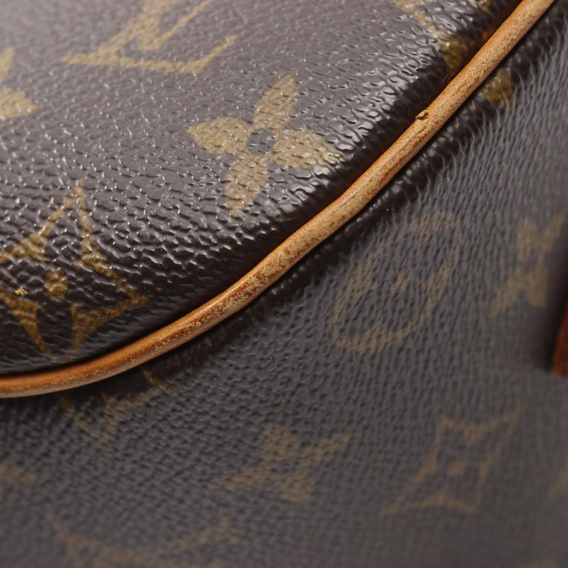 Louis Vuitton Shoulder Bag Blois M51221 PVC Coated Canvas Leather Blois Ladies