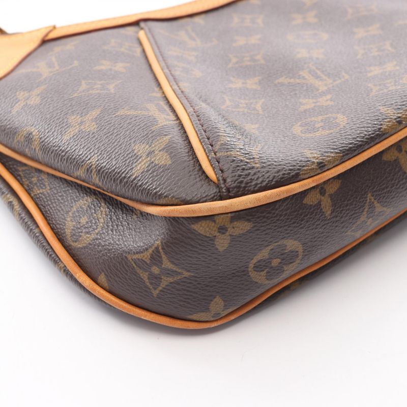 Louis Vuitton Shoulder Bag Thames PM Monogram M56384 PVC Coated Canvas Leather