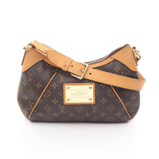 Louis Vuitton Shoulder Bag Thames PM Monogram M56384 PVC Coated Canvas Leather