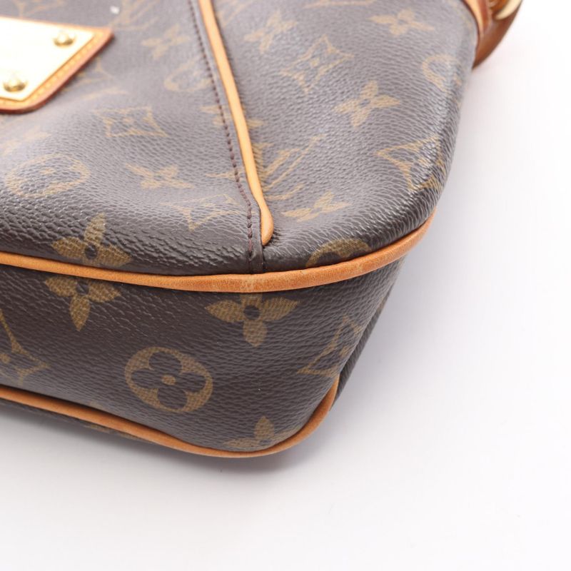 Louis Vuitton Shoulder Bag Thames PM Monogram M56384 PVC Coated Canvas Leather