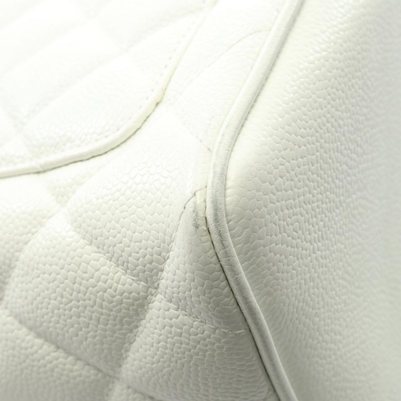 Chanel Tote Bag Reproduction Tote White Calf Leather Reproduction Tote Women