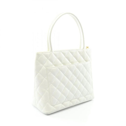Chanel Tote Bag Reproduction Tote White Calf Leather Reproduction Tote Women