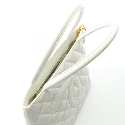 Chanel Tote Bag Reproduction Tote White Calf Leather Reproduction Tote Women