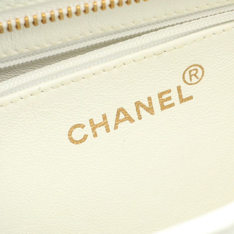 Chanel Tote Bag Reproduction Tote White Calf Leather Reproduction Tote Women