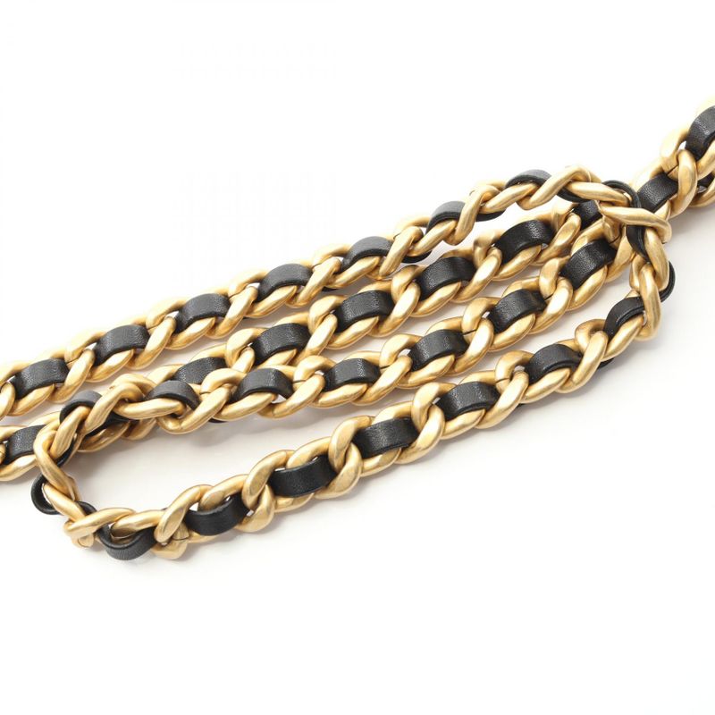 Chanel Shoulder Bag Matelasse As4850 Black Leather Matelasse Small Messenger