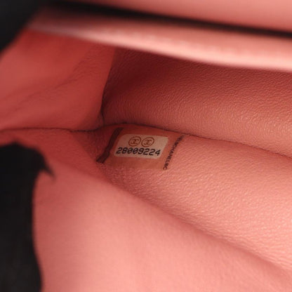 Chanel Shoulder Bag Matelasse W Flap Pink Fabric Matelasse Double Flap Chain