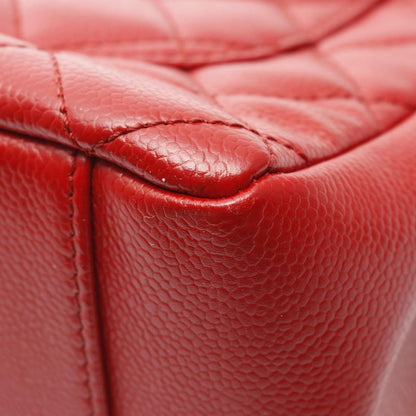 Chanel Tote Bag Matelasse Grand Shopping GST Red Calf Leather GST Chain Tote
