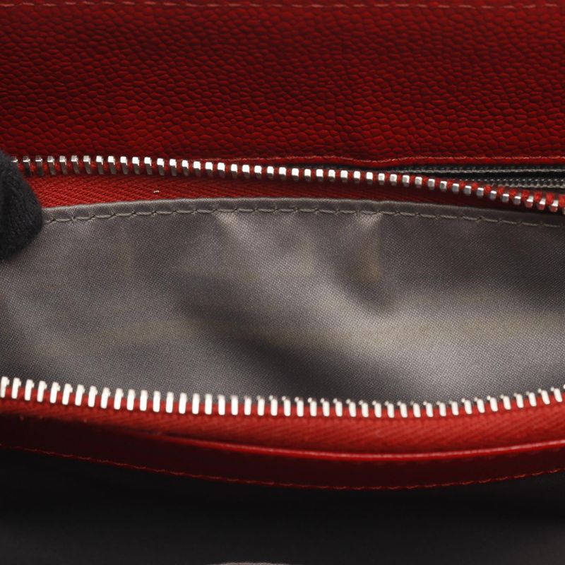 Chanel Tote Bag Matelasse Grand Shopping GST Red Calf Leather GST Chain Tote