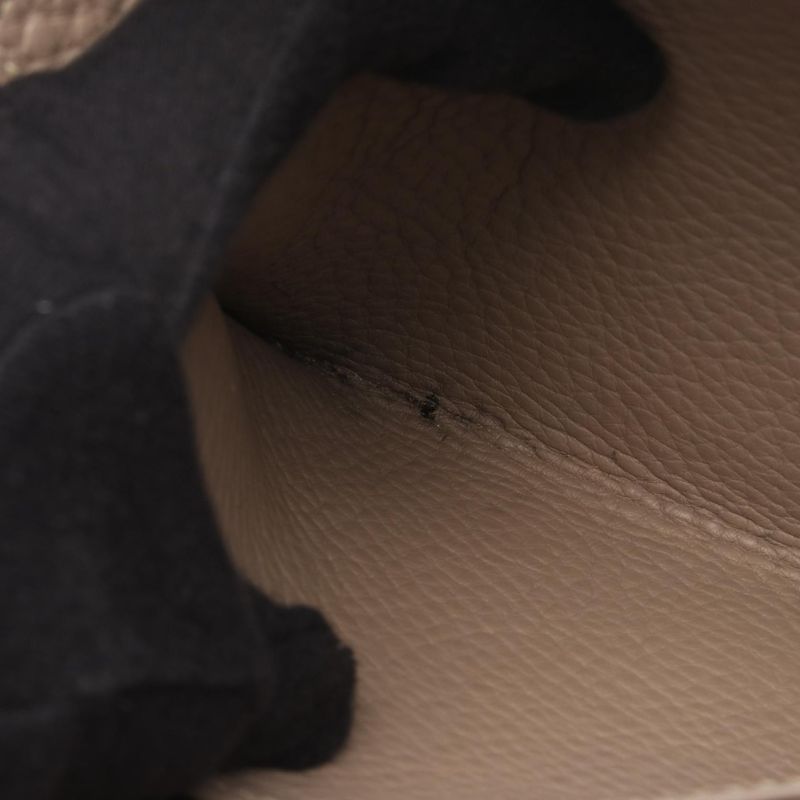 Hermes Tote Bag Cabas 35 Tortiere Gray Leather Cabas 35 Tortiere Gray Women