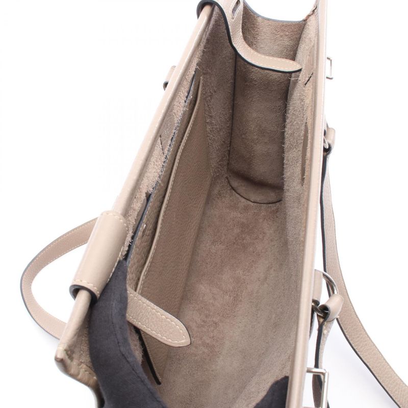 Hermes Tote Bag Cabas 35 Tortiere Gray Leather Cabas 35 Tortiere Gray Women