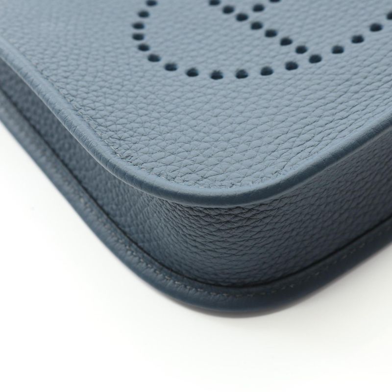 Hermes Shoulder Bag Evelyn TPM Amazon Blue Eau De Prus Leather Evelyn Amazon