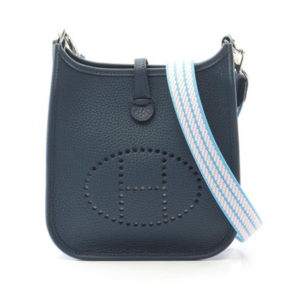 Hermes Shoulder Bag Evelyn TPM Amazon Blue Eau De Prus Leather Evelyn Amazon