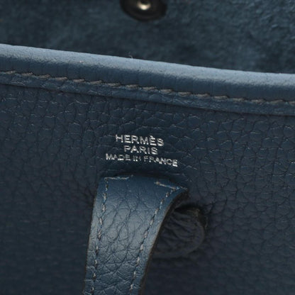 Hermes Shoulder Bag Evelyn TPM Amazon Blue Eau De Prus Leather Evelyn Amazon