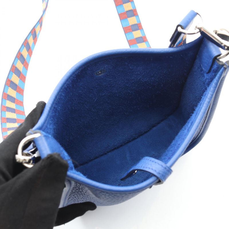 Hermes Shoulder Bag Evelyn TPM Amazon Blue Royale Leather Evelyn Amazon TPM