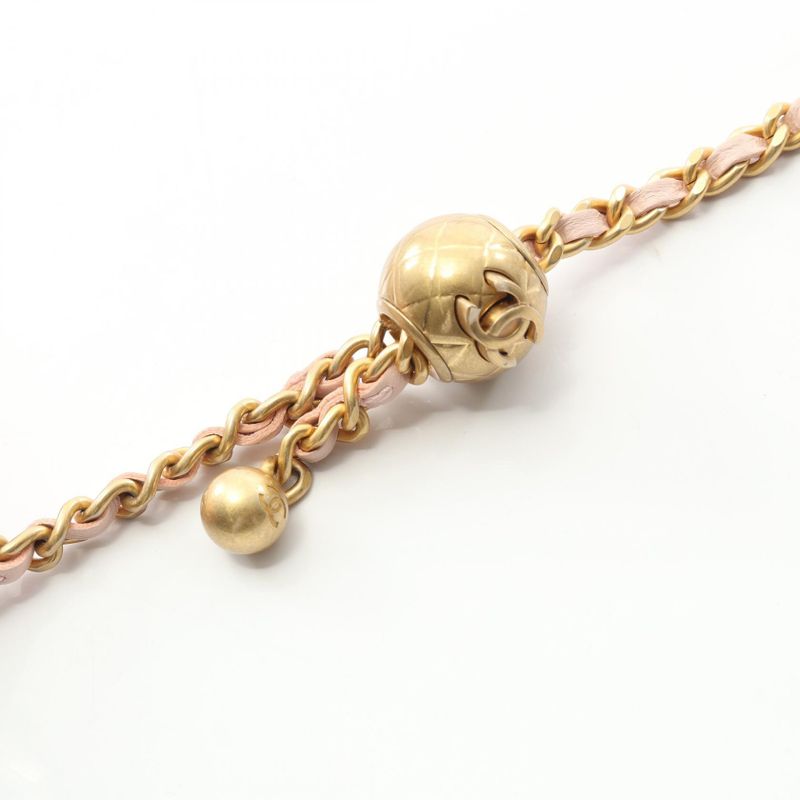 Chanel Shoulder Bag Matelasse Ap3071 Baby Pink Leather Lambskin Matelasse Chain