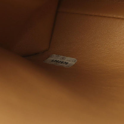 Chanel Briefcase Matelasse Beige Leather Calf Matelasse Business Bag Women Used