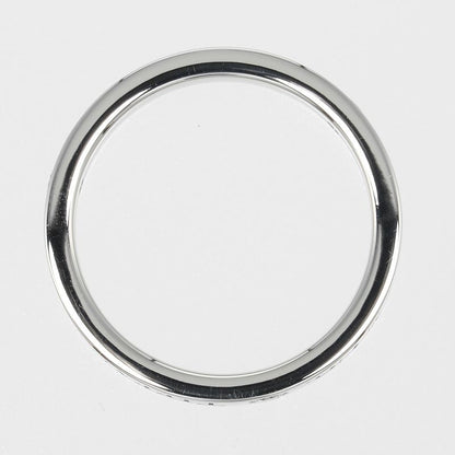 Tiffany & Co Flat Band Pt950platinum X 3P Diamonds #6.5 Ladies 4.6g Ring