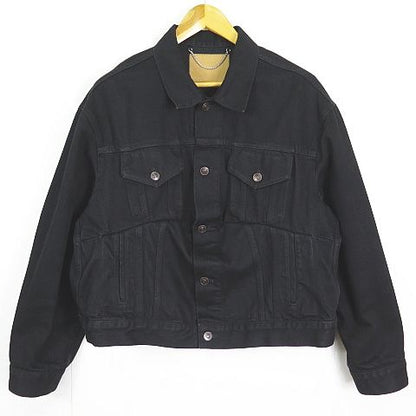 Balenciaga Swing Denim Jacket Swing Denim Jacket 34 Black 482125 2sa7010