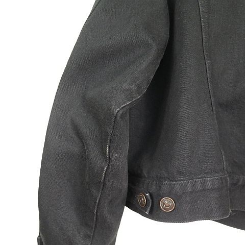 Balenciaga Swing Denim Jacket Swing Denim Jacket 34 Black 482125 2sa7010