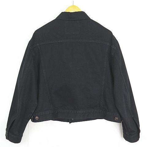 Balenciaga Swing Denim Jacket Swing Denim Jacket 34 Black 482125 2sa7010