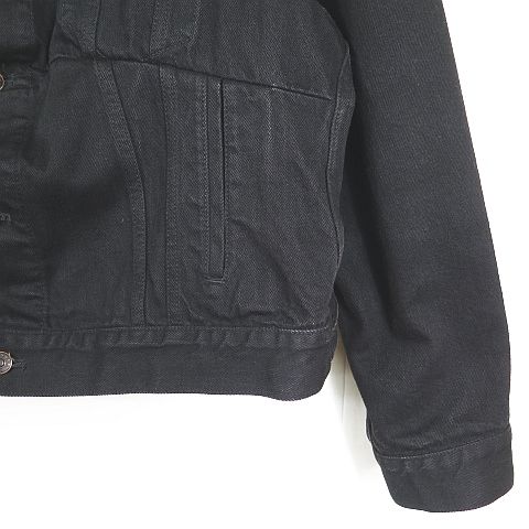 Balenciaga Swing Denim Jacket Swing Denim Jacket 34 Black 482125 2sa7010