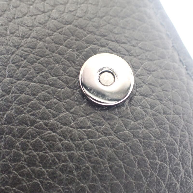 Dior Long Flap Wallet 2esbc312cdi_h00n Long Wallet Calf Black Silver Hardware