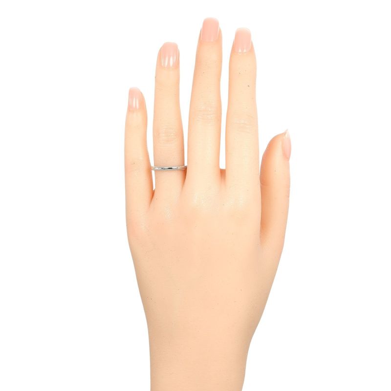 Tiffany & Co Together Millegrain 2mm (0.08in) Band Pt950platinum No 10 Ladies