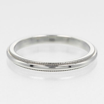 Tiffany & Co Together Millegrain 2mm (0.08in) Band Pt950platinum No 10 Ladies