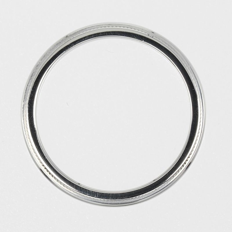 Tiffany & Co Together Millegrain 2mm (0.08in) Band Pt950platinum No 10 Ladies