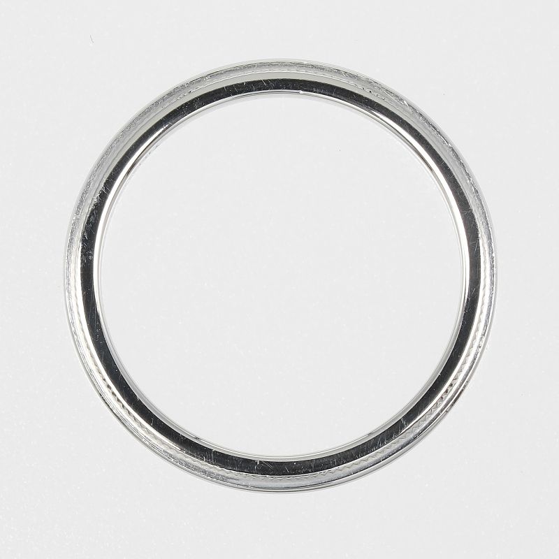 Tiffany & Co Together Millegrain 2mm (0.08in) Band Pt950platinum No 10 Ladies