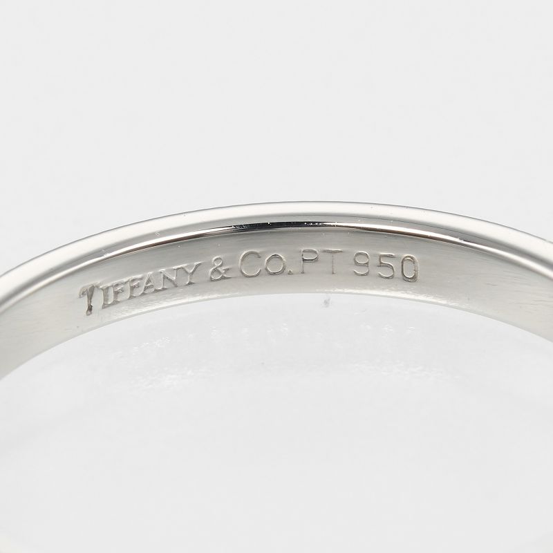 Tiffany & Co Together Millegrain 2mm (0.08in) Band Pt950platinum No 10 Ladies