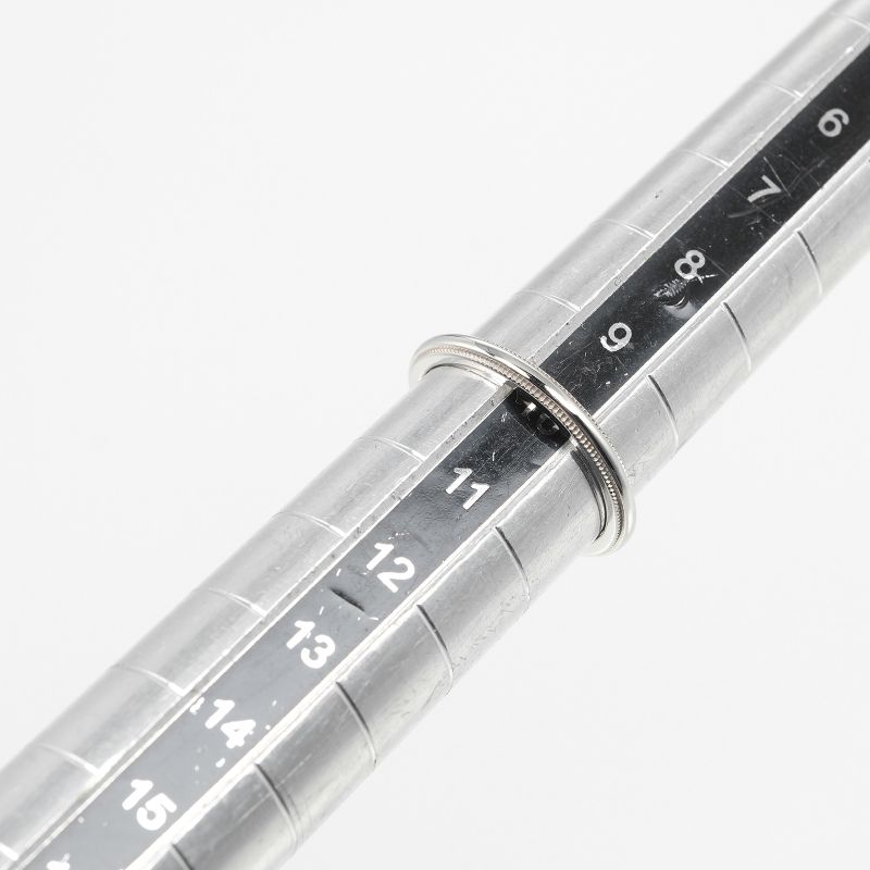 Tiffany & Co Together Millegrain 2mm (0.08in) Band Pt950platinum No 10 Ladies