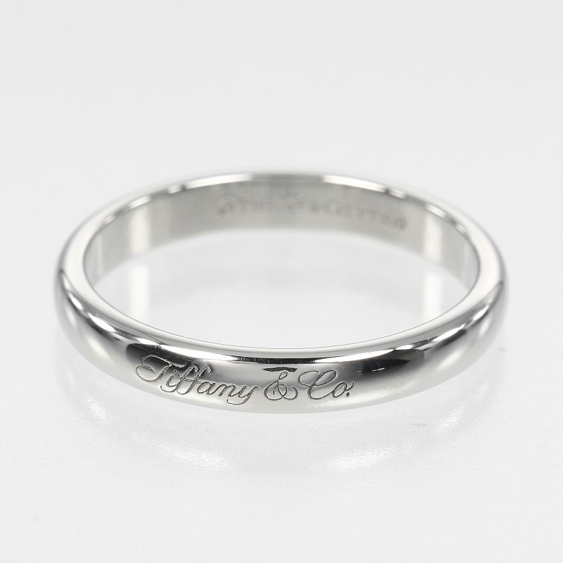 Tiffany & Co Knoll Lucida Pt950platinum 14.5 Ladies 4.9g Ring